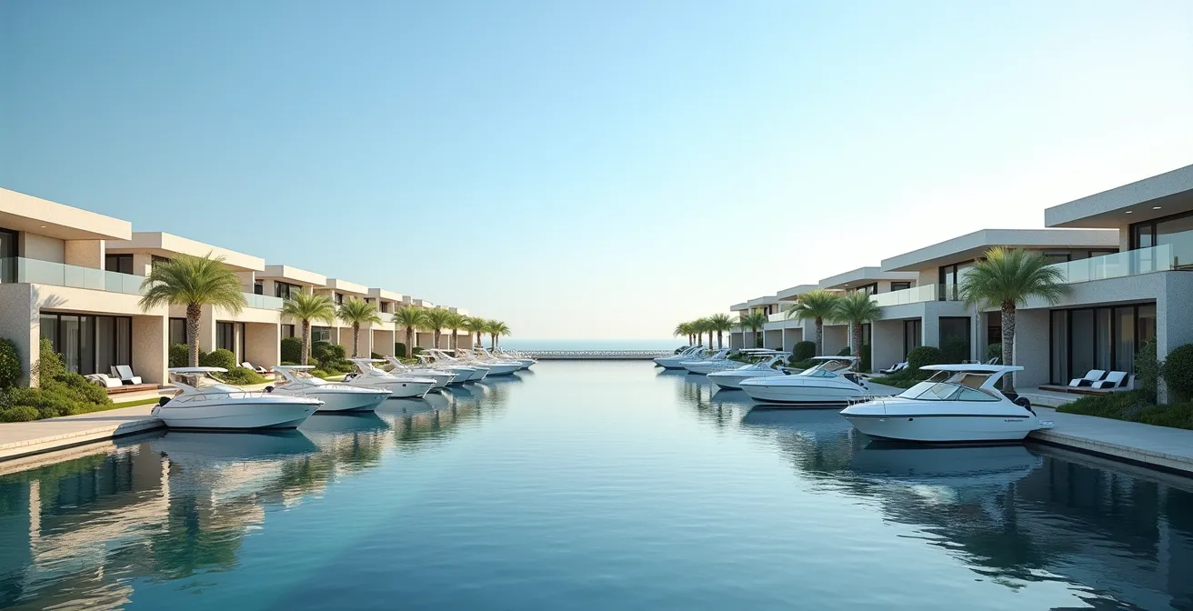 Maisons avec amarrage privé le long des canaux d'Empuriabrava